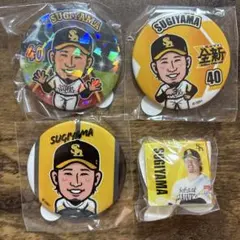 福岡ソフトバンクホークス 杉山一樹 グッズ 4点セット 若鷹ガチャ