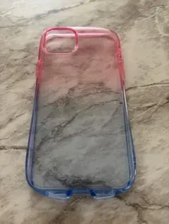 iPhone15Plus iFace グラデーションクリアケース