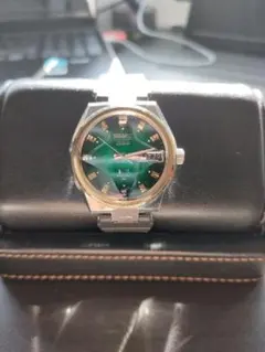 ち*ゲ様 SEIKO VANAC 自動巻き グリーン文字盤 キングセイコー KING SEIKO バナック VANAC 綺麗な緑文字盤 - メルカリ