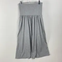 美品 UNIQLO 2WAYロングスカート マキシ丈ワンピース ベアトップワンピ