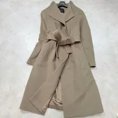 美品✨定価5.5万✨アンタイトル 日本製／2WAY衿スタンドカラー ロングコート