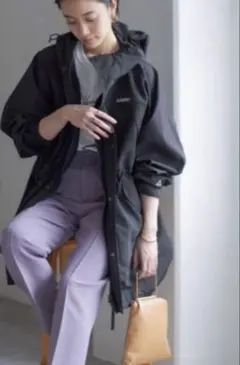 GERRY × ADAM ET ROPE ブラック マウンテンパーカー