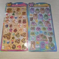 正規品　うるちゅるPOPシール　なっとうちゃん　おぱんちゅうさぎ　2枚セット