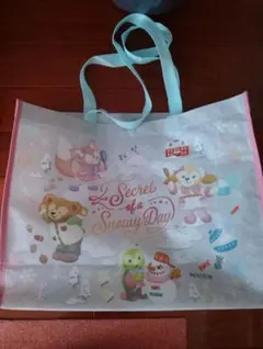 シークレットオブスノーウィーデイ ダッフィーアンドフレンズ ショッピングバッグ