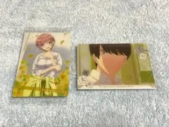 五等分の花嫁　豪華メタリック　キャラクターカード 2種