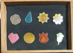 ポケモン ジムバッジ ピンズ カントー 留め具欠品 し*ん様 ポケットモンスター ポケモンジムバッジ ～カントー編～ 全8種