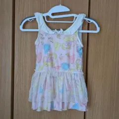 プリンセス柄 ワンピース水着 ピンク