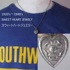 440s　スウィートハートジュエリー　WW2　シルバー　ラブバード　鳥　チャーム 440s スウィートハートジュエリー WW2 シルバー ラブバード 鳥