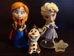 アナと雪の女王　フィギュア4点セット