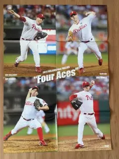 フィラデルフィア・フィリーズ　2011エースカルテット、2008世界一ポスター