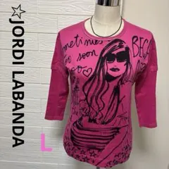 JORDI LABANDA ジョルディラバンダ　七分袖 グラフィックプリントL