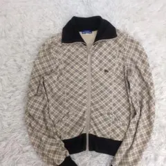 バーバリーブルーレーベル ジップアップ トラックジャケット ノバチェック