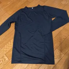 ダークブルー 長袖 インナーTシャツ　メンズ Mサイズ