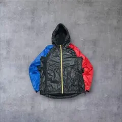 00s ナイキ ナイロンジャケット M マルチカラー Y2K ドローコード