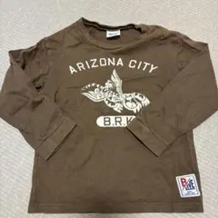 BREEZE 長袖Tシャツ ブラウン 110cmのサムネイル