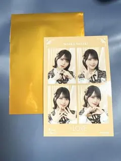 佐々木舞香 4カットフォトカード vol.3＝LOVE イコラブ