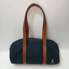 ラルフローレン ミニ ハンドバッグ ポーチ 刺繍 希少