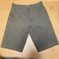 ウール混 ハーフパンツ グレー 61cm