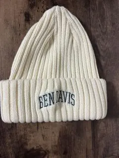 BEN DAVIS アイボリー ニットビーニー