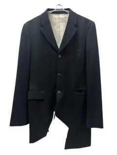 COMME des GARCONS ウールギャバカッティングヘムジャケット