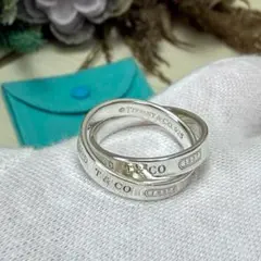 TIFFANY 1837 MAKERS スライス リング Ag925 ＃18 - メルカリ
