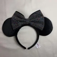 ミニー カチューシャ カラフルスタッズリボン ディズニー 中古
