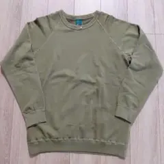 新品 未使用　Good On ラグランクルースウェット オリーブ Lサイズ