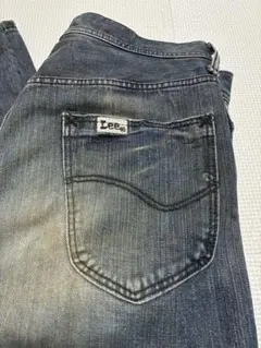 Lee RIDERS 日本製 ダメージ加工 ストレートデニム M リー