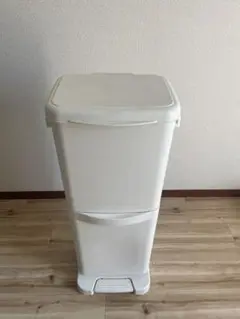 スリムデザイン ごみ箱 ホワイト