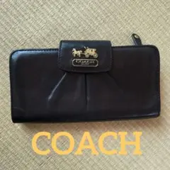 コーチ 長財布　レザー