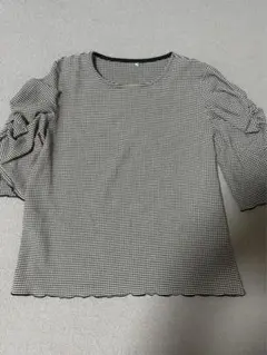 チェックトップス