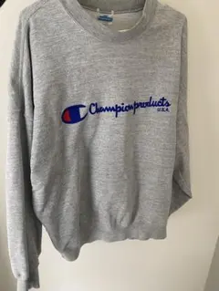 【90s】ヴィンテージ　Champion products グレー トレーナー
