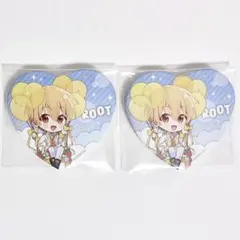 すとぷり　るぅと　ハートの缶バッチ　7周年　Anniversary デフォ るぅと くん すとぷり 7周年 ハート デフォ 缶バ ッジ - メルカリ