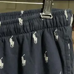 Polo Ralph Lauren ネイビー ポニー総柄　パジャマパンツ