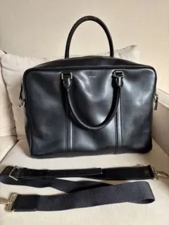 ポールスミス トート ブラックレザー ビジネスバッグ