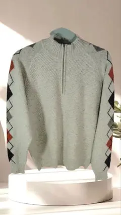 極上素材の上品な肌触り！Masters（マスターズ）のハーフジップセーター