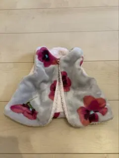 hakka babyのリバーシブル アウター ジャンバー　80cm 花柄ピンク