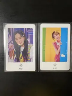 niziu リオ トレカセット フォトカ