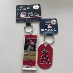 大谷翔平 ロサンゼルス・エンゼルス キーホルダー 2点セット