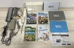 Nintendo Wii 本体 ソフト4本付き