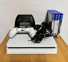 PS4本体 コントローラー×2 ソフト4本