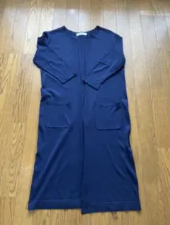 DoCLASSE ネイビー 7分袖 ロングカーディガンのサムネイル