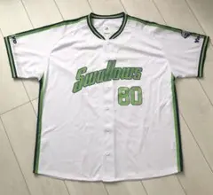 小川 淳司 ユニフォーム 80 ヤクルト Swallows Majestic 製