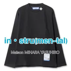 美品 in•stru(men-tal) ロンT 黒 BLACK 48のサムネイル