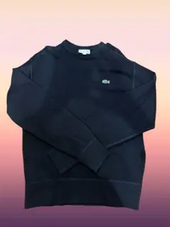 LACOSTE ブラック トレーナー US XS