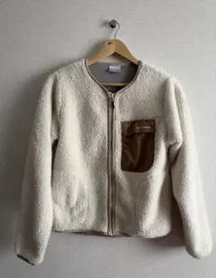 Columbia フリースジャケット Sサイズ アイボリー