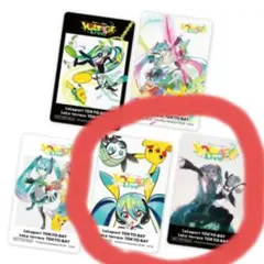 ポケモン　初音ミク　ららぽーとTOKYO BAY クリアカード　2種セット