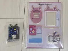 ポケモンセンターオンライン　リザードン賞 ニンフィア アクリルスタンド セット