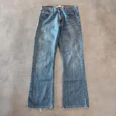 リーバイス517 Levis W34 フレアブーツ 青 古着 00s 21406 - メルカリ