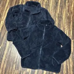 UNIQLO フリースジャケット 140cm 2枚セット⭐︎ネイビー
